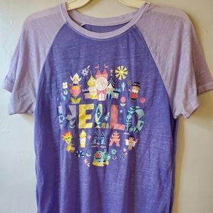 Disney Parks It's A Small World Tee, size M